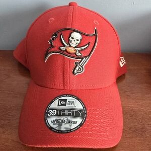 Red New Era Buccaneers Cap